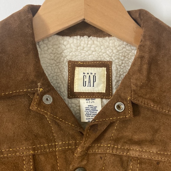 Vintage Gap Kids Leather Coat - Picture 2 of 10